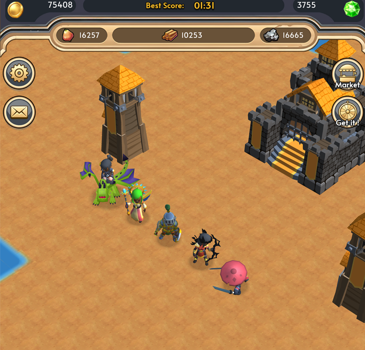 Siegebound Commanders main gameplay screenshot