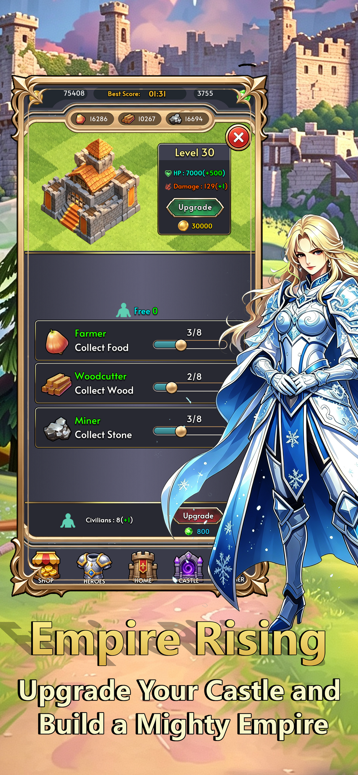 Empire rising castle upgrades